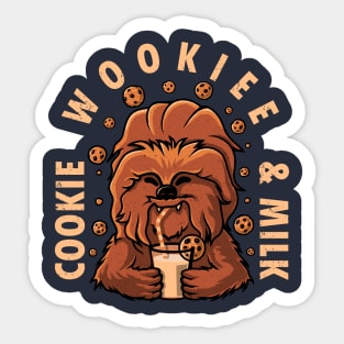 Cookie  Wookiee & Milk Sticker